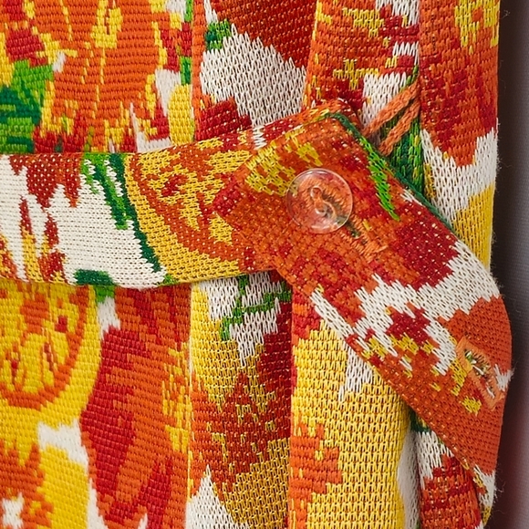 Vintage Style Flower Power Dress Size S - Picture 3 of 4